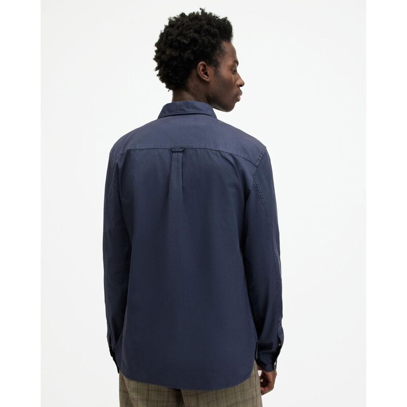 AllSaints Hawthorne Ramskull Stretch Fit Shirt image number 1